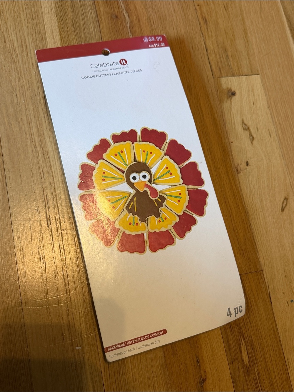 NIB Celebrate It Turkey Cookie Cutters - 4pcs 🦃 🍁
